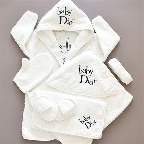 dior babydecke|baby dior bathrobe.